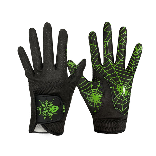 GOuft Spiderweb Golf Glove Black Edition - Neon – gouft golf
