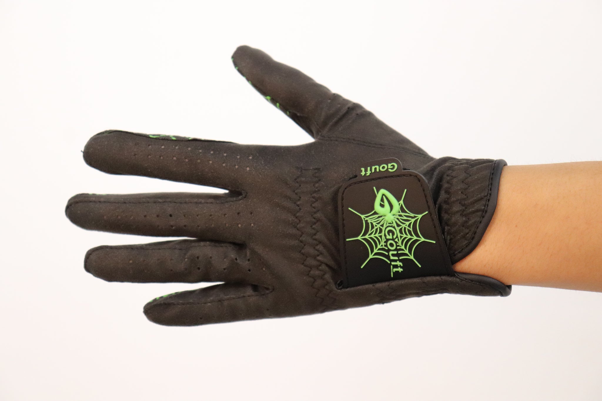 GOuft Spiderweb Golf Glove Black Edition - Neon – gouft golf