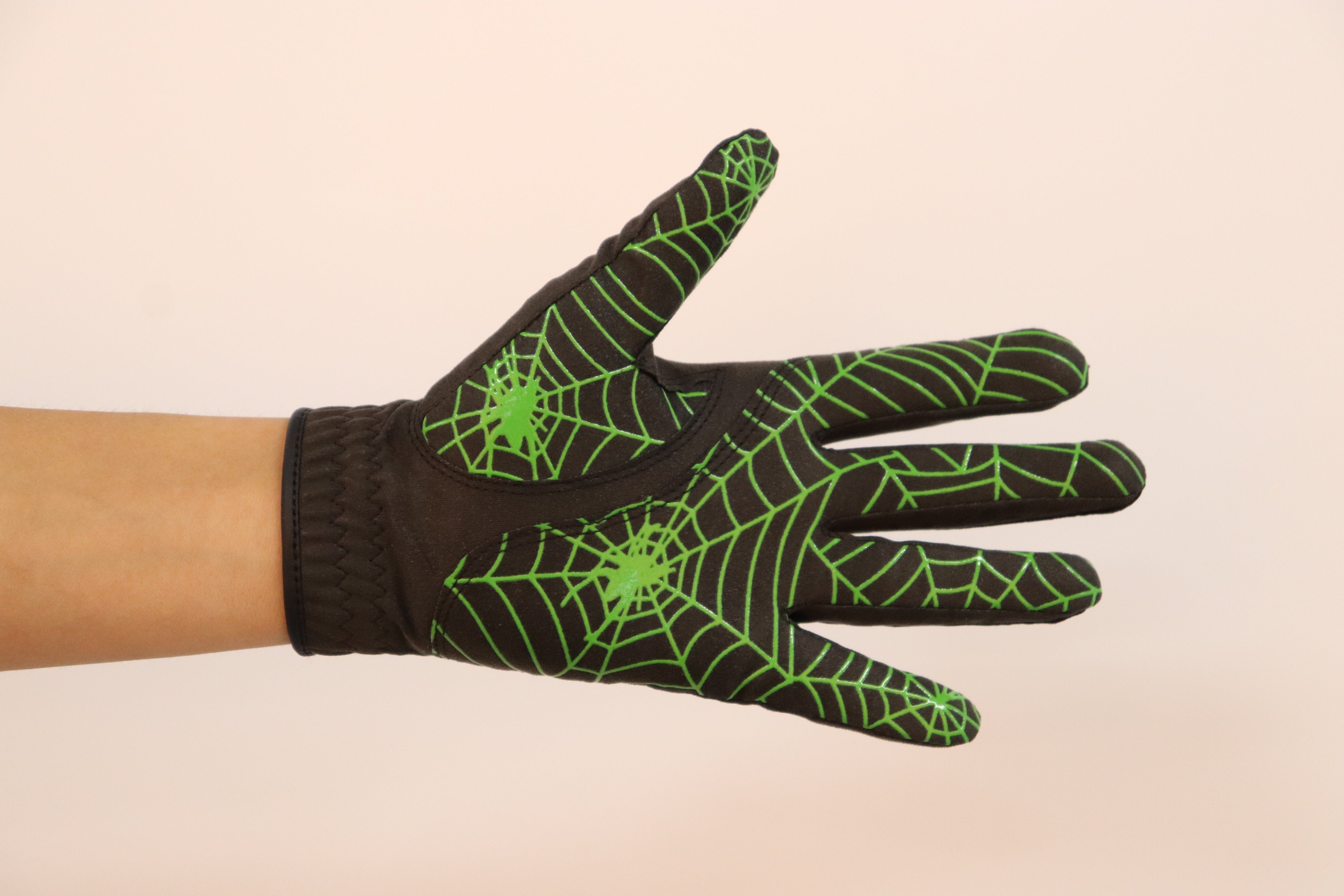GOuft Spiderweb Golf Glove Black Edition - Neon